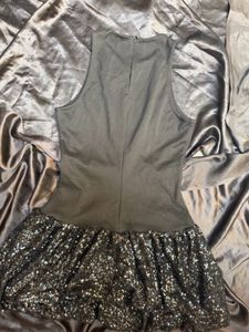 mango -sequin  Black Mini Dress -size small