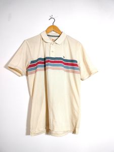 Cream Striped T Shirts (Men's)