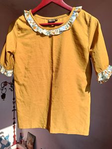 Women's Mustard Yellow Top