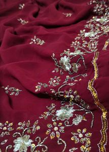 kadana an aari tari work 🎀 saree 🔥
