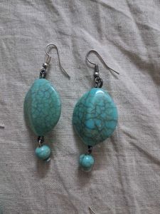 Colorful Beaded Dangle Earrings