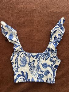 Floral H&amp;M Crop Top