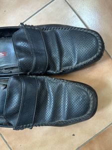 Bata Black Loafer Shoes