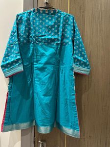 last price Teal Printed Kurta