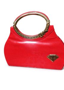 Red Top Handle Bag