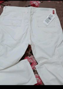 white Cargo Pants