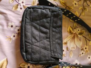Denim Crossbody Bag