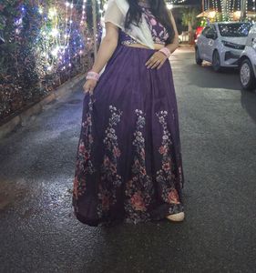 Beautiful Floral Print Lehenga Choli
