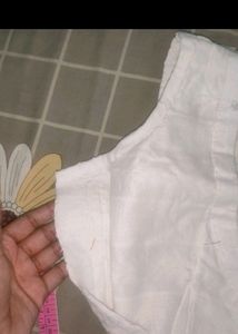 White Chikin Embroidery Blouse