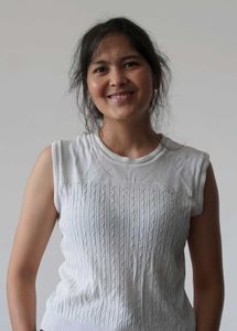 White Sleeveless Cable Knit Top