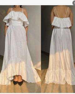 White Off-Shoulder Dress