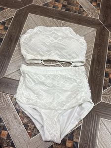 White Lace Bikini Set