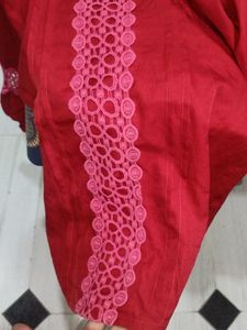 Stunning Red Ethnic top