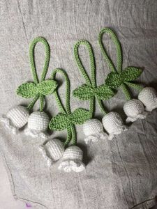 Handmade Crochet Lily of the Valley Ornaments(set