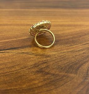 {AD} Ruby and Diamond Accent Ring- New