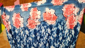 Blue Tunic Dress For Girls