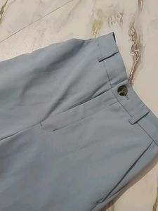 Light Blue Wide Leg Trousers