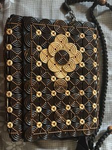 wooden sling bag detachable straps
