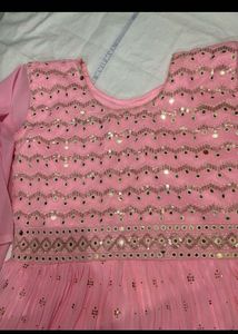 Pink Embellished Gown