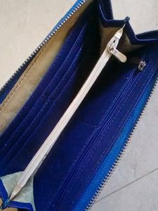 Blue Floral Wallet