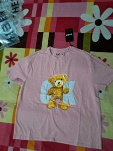 Cute Teddy Bear Graphic T-Shirt