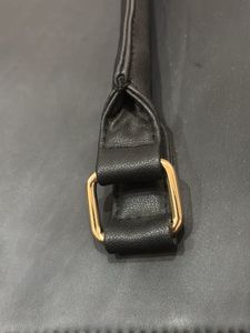 Chic Black Tote Bag with Sunflower Charm
