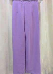 Trending Lavender Straight Fit Pant