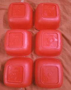 6 Pc Plastic Bowls New With Out taG