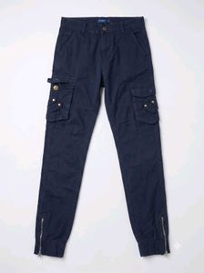 Navy Blue Cargo Pants