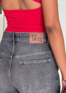 extra Wide Leg Wash grey Denim Jeans