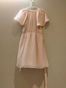 H&amp;M Peach Fit &amp; Flare Dress