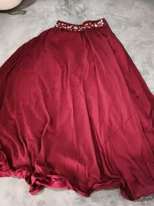Elegant Maroon Ethnic Lehenga Choli