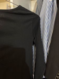 Classic Black Long Sleeve T-Shirt