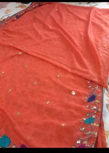 New Designer Saree No Blouse