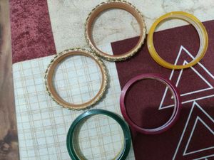 Charming Multi-Color Bangles (plastic chuda)