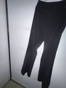 Mango-wide leg trousers
