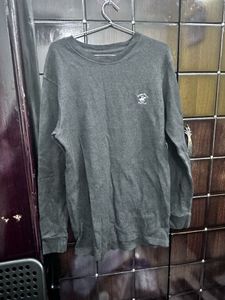 Men's Charcoal Long Sleeve T-Shirt