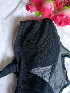 Sheer Black Bikini Top
