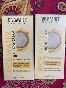combo of Dr. Rashel Rice Water Day & Night Cream