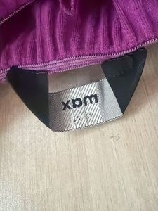 Purple Off-Shoulder Ruched Top