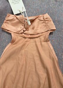 Satin Halter Top with Bow Back