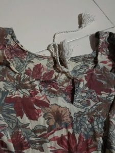 Floral Print Kurta