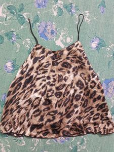Leopard Print Camisole Top