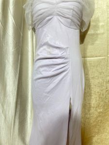 Elegant Off-Shoulder Evening Gown
