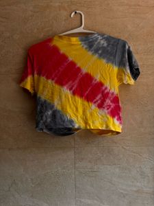 Vibrant Tie-Dye Twisted Tee