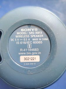 Sony SRS-XB13 Wireless Speaker