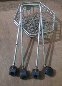 steell Basket with Wheels