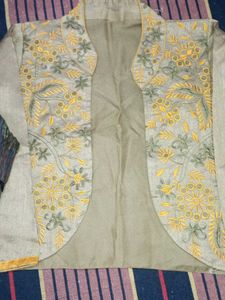 Stylish kurta jacket combo