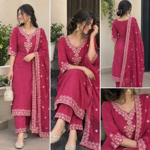 Elegant Embroidered Kurta Set
