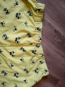 Cute Yellow Pajama Shorts